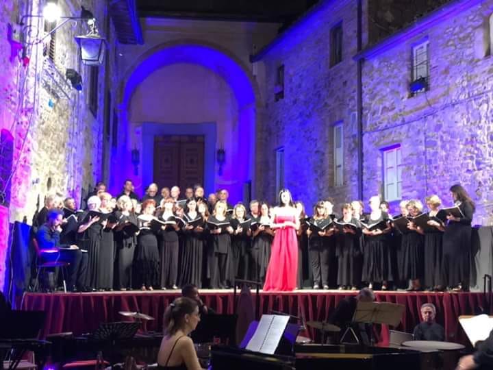 Il soprano Laura Esposito durante "In trutina"